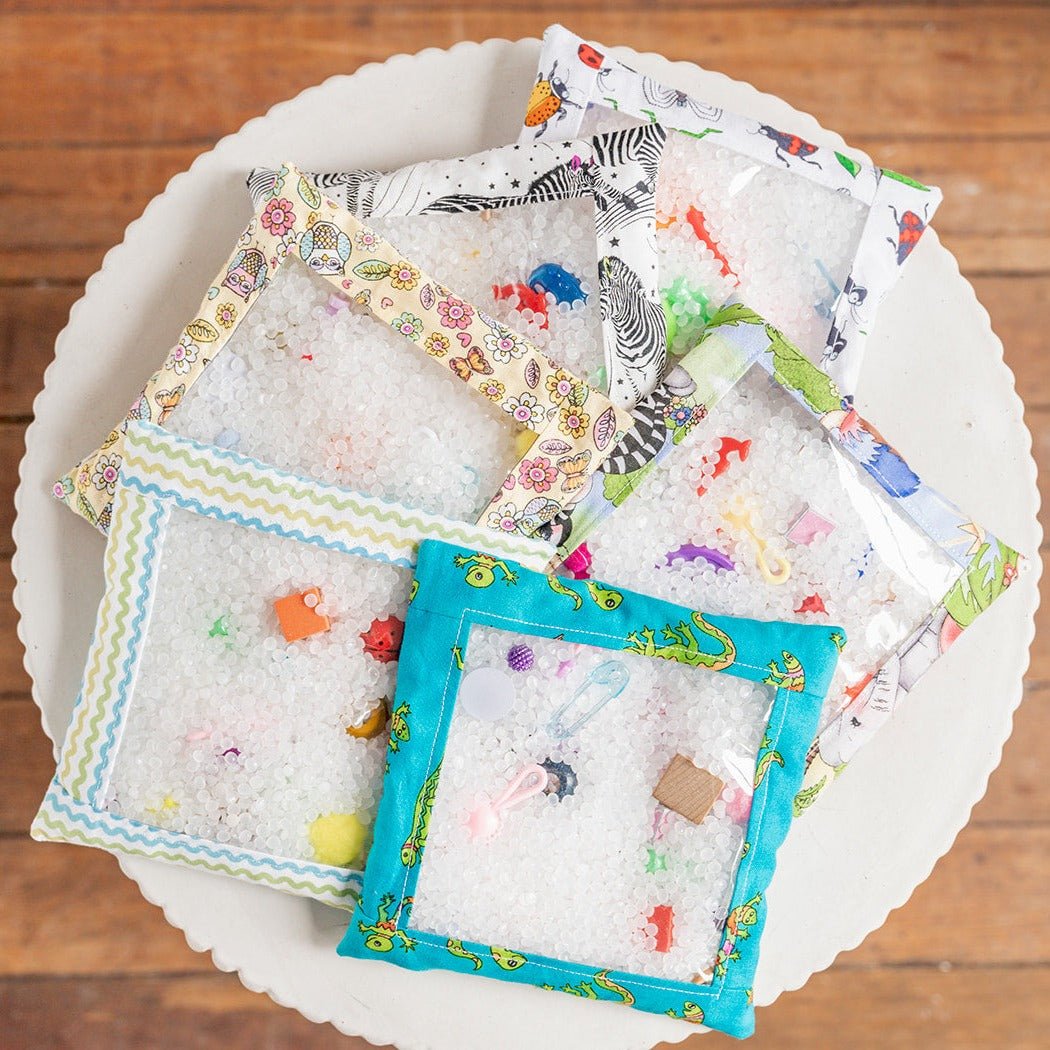 Pochette sensorielle à cache-cache