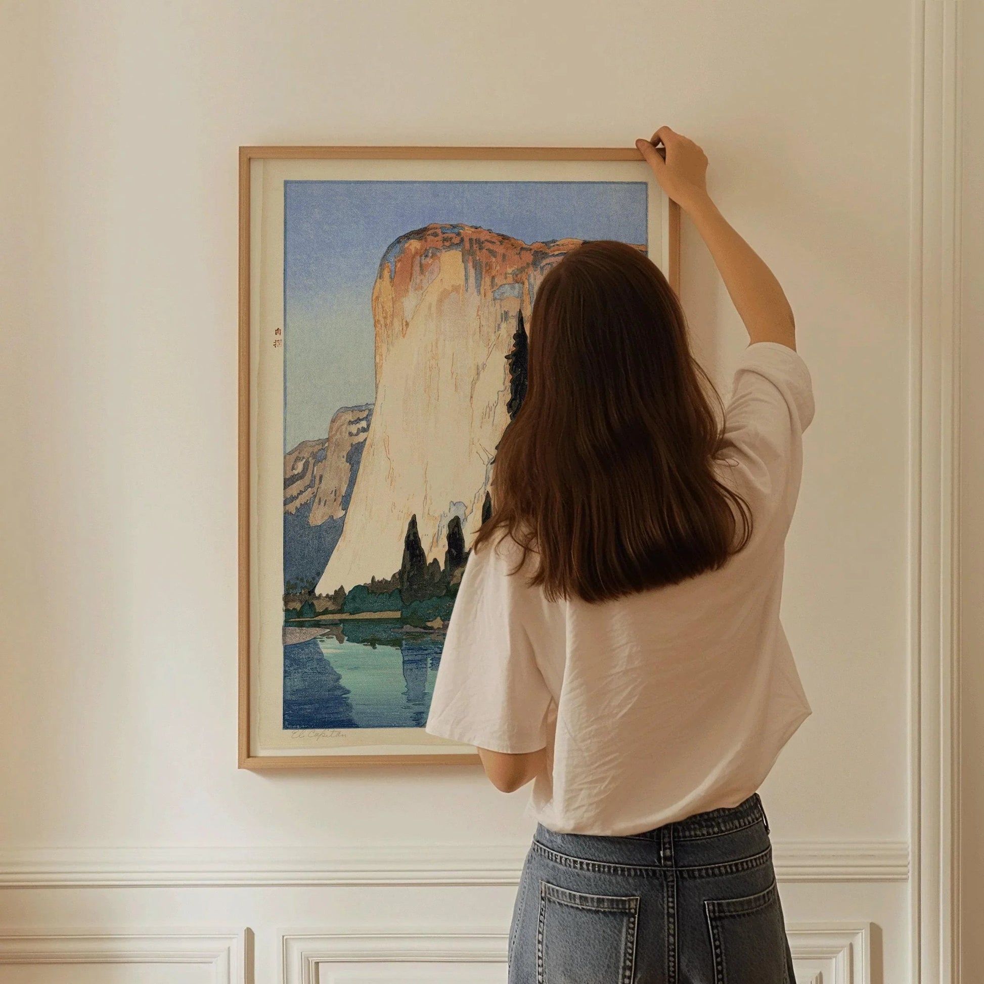 Hiroshi Yoshida - El Capitan Estampe giclée : Art vintage japonais sur bois