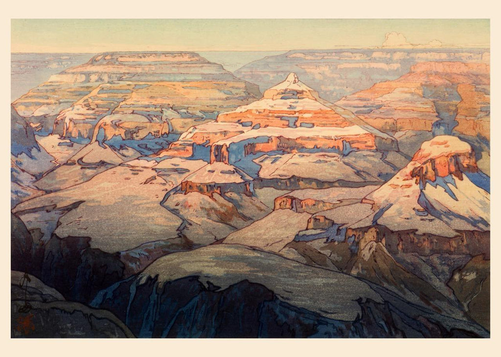 Hiroshi Yoshida - Le Grand Canyon - Estampe giclée : Art japonais ancien sur bois