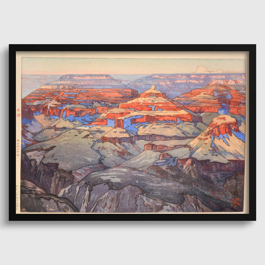 Hiroshi Yoshida - Le Grand Canyon - Estampe giclée : Art japonais ancien sur bois
