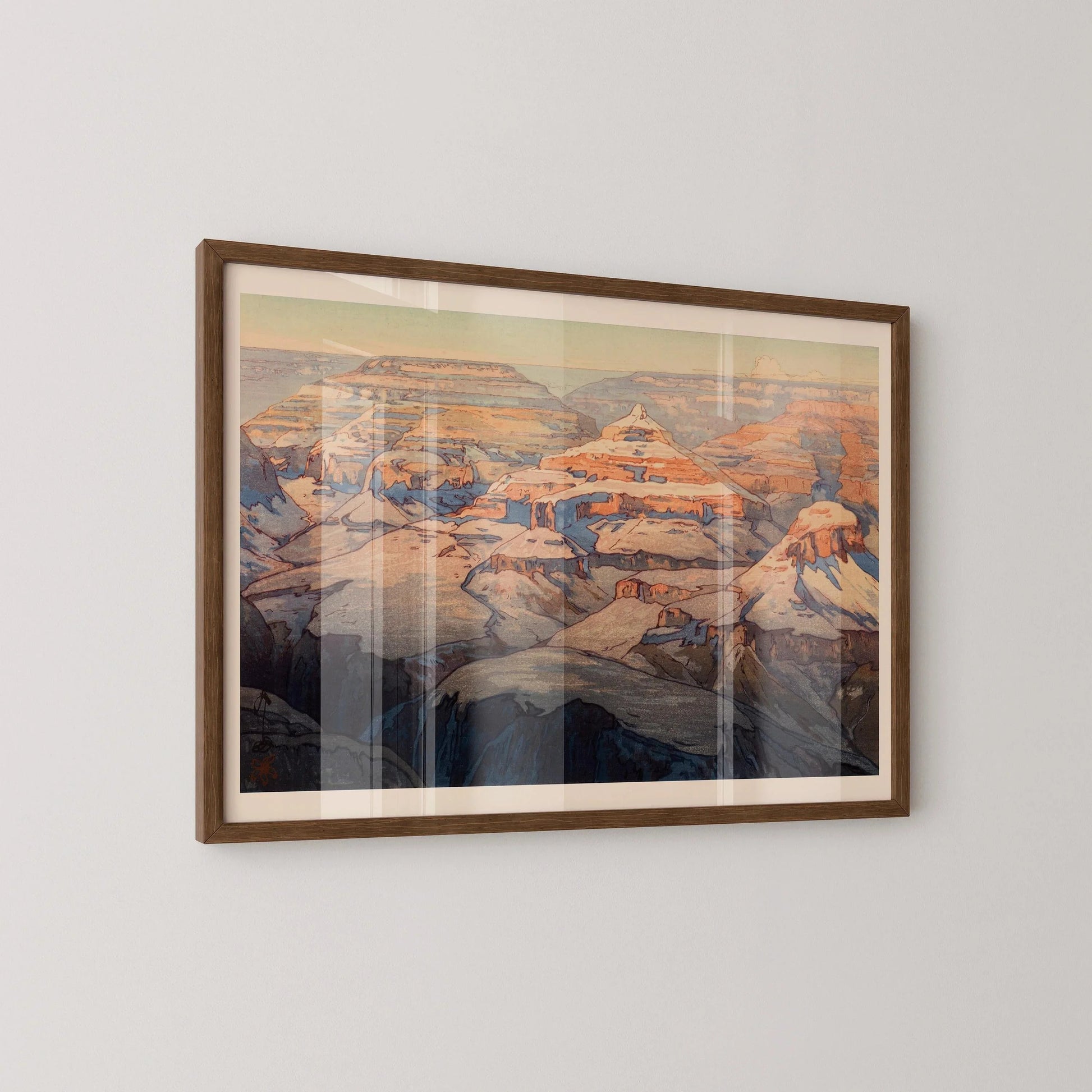 Hiroshi Yoshida - Le Grand Canyon - Estampe giclée : Art japonais ancien sur bois