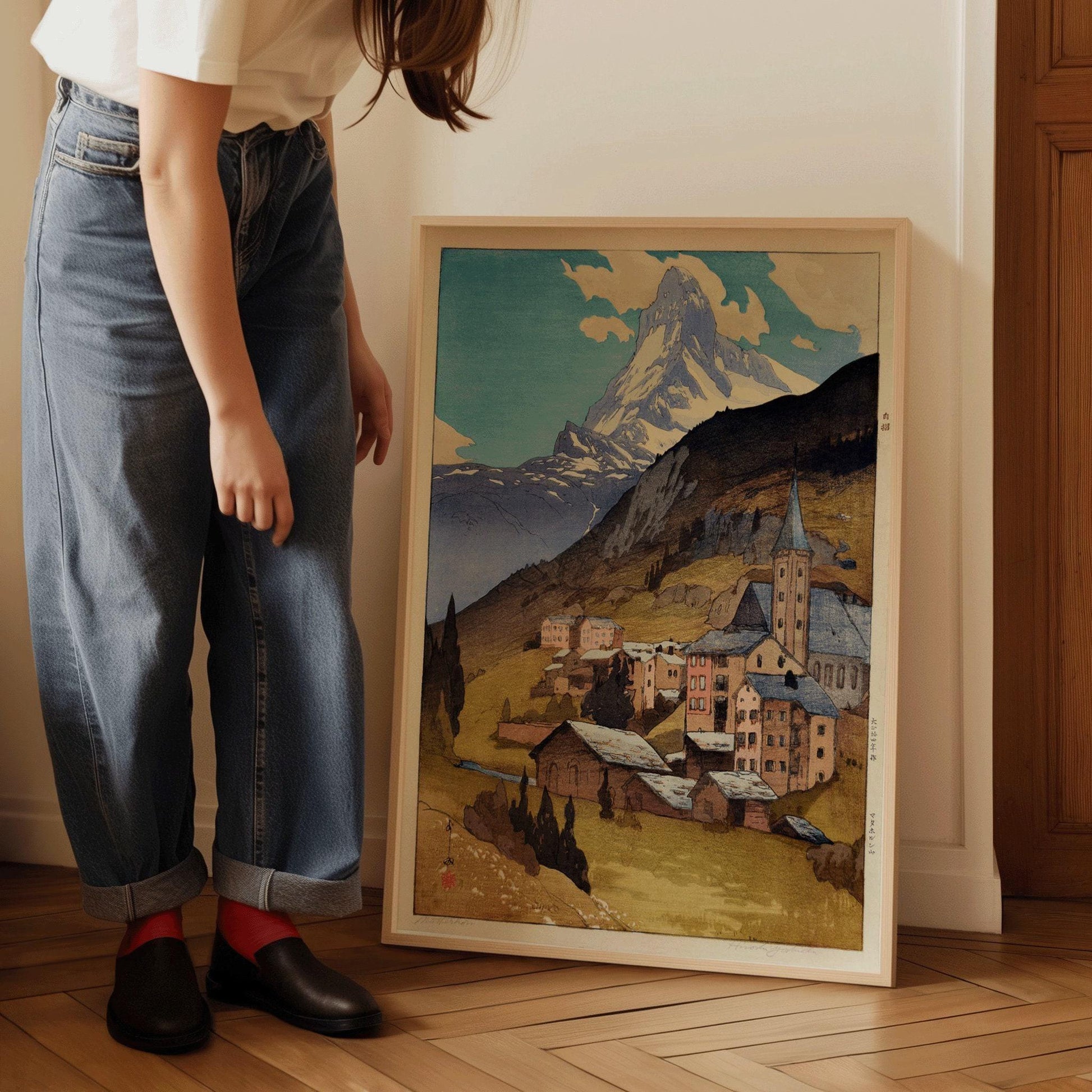 Hiroshi Yoshida - Le Cervin - Estampe giclée : Art japonais sur bois