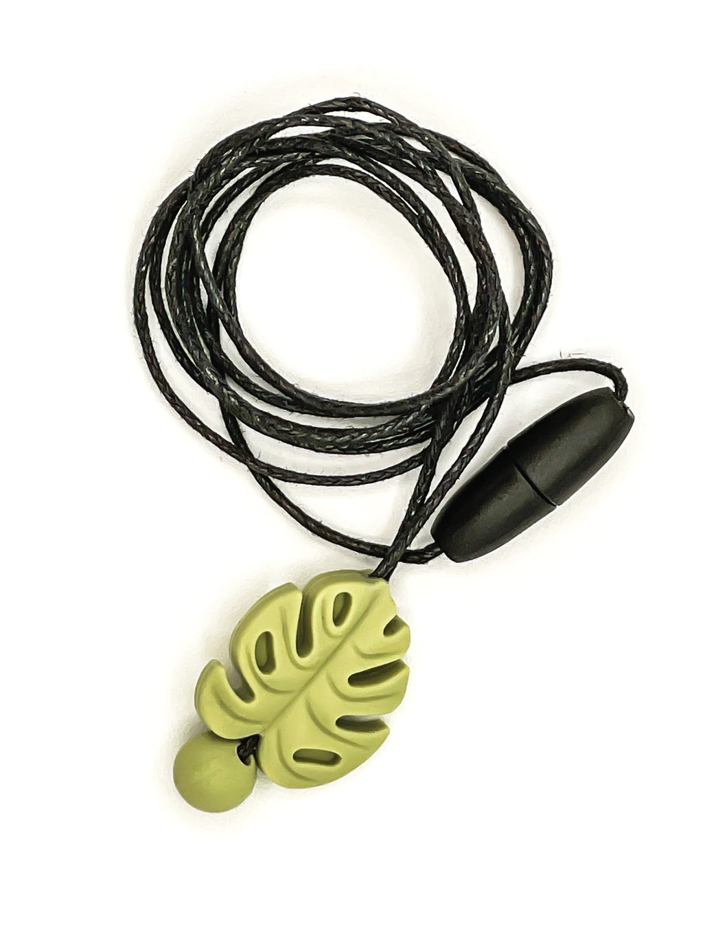 Collier à mâcher en feuille de Monstera