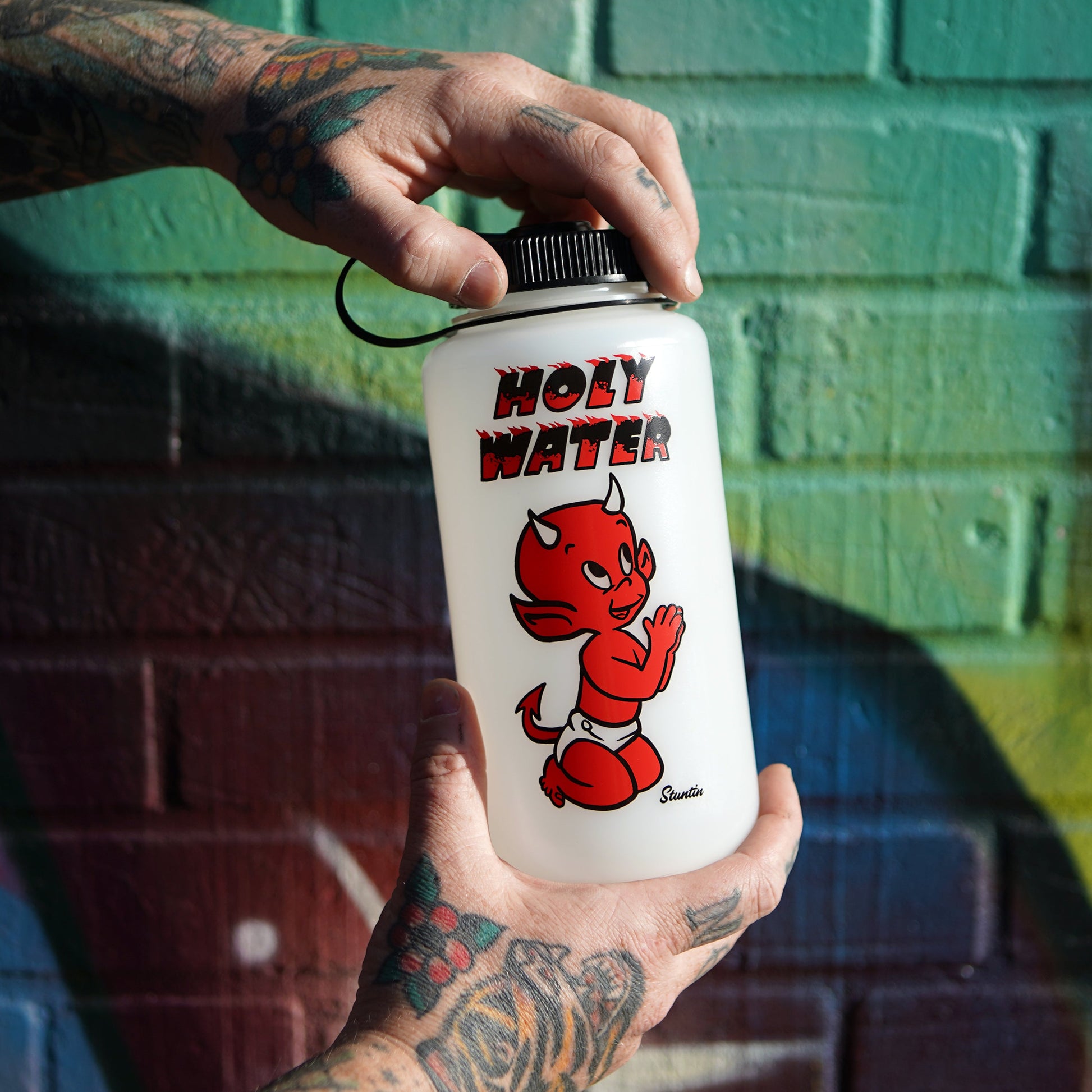 Holy Water Wide Mouth 32 oz Nalgene Water Bottle