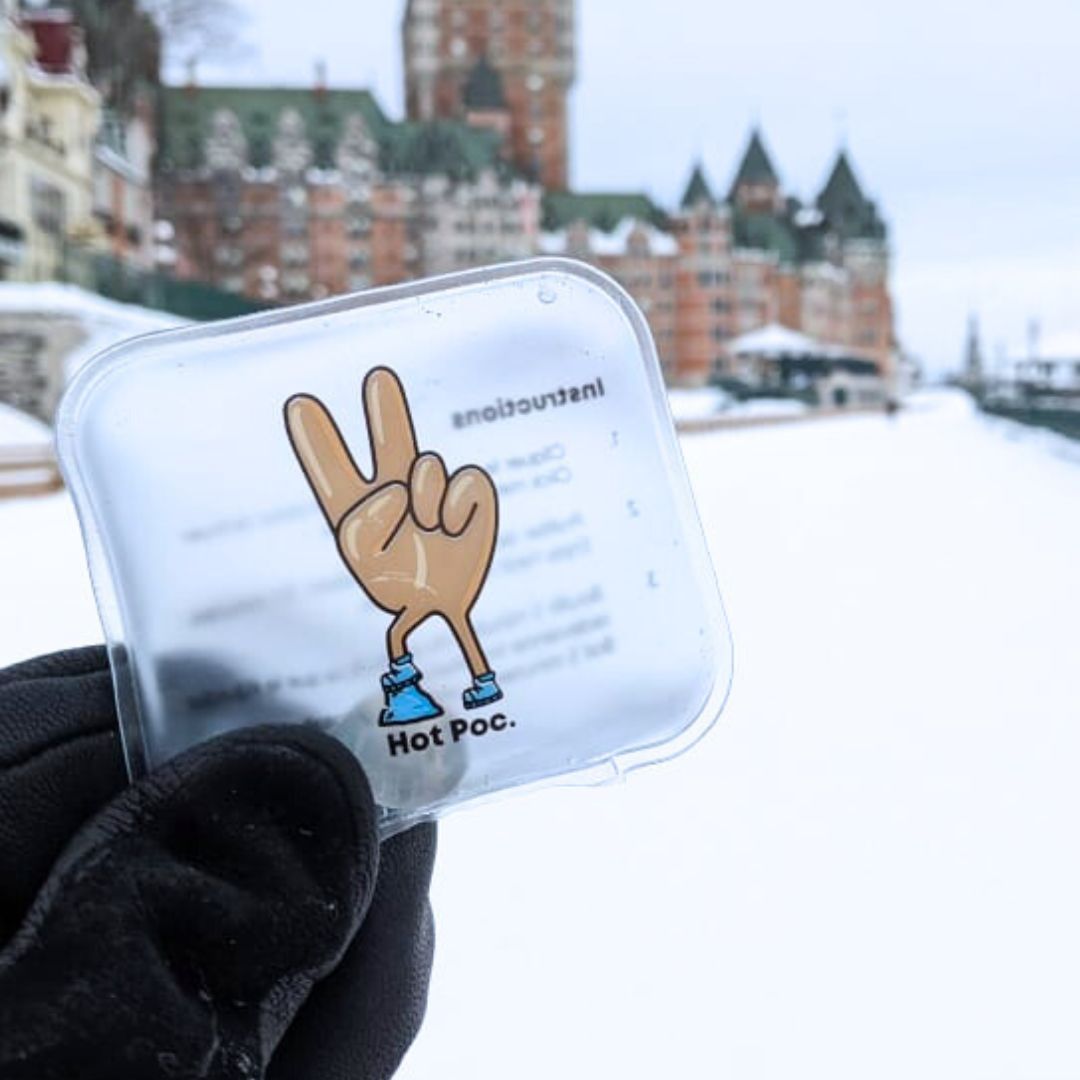 Chaufferettes pour les mains réutilisables et écologiques Hot Poc, format familial (paquet de 12)