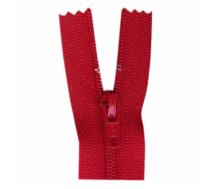 Costumakers All Purpose Zipper - 9 inch, Closed End - Hot Red