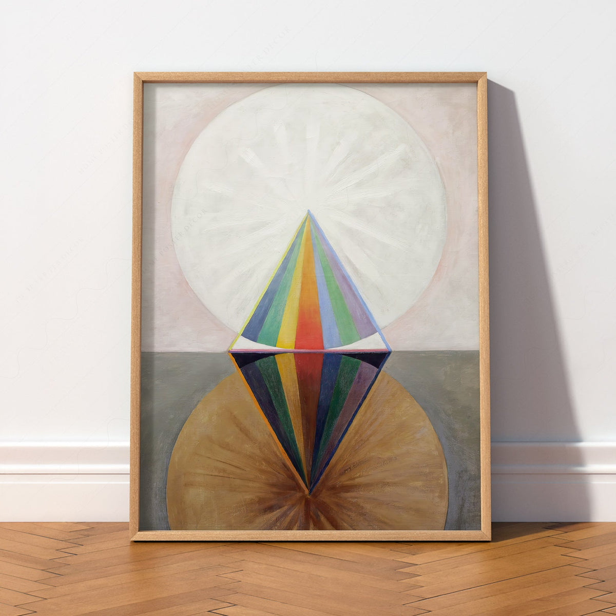 Hilma af Klint Altarpiece No 1 Group X Print – Abstract Spiritual Art