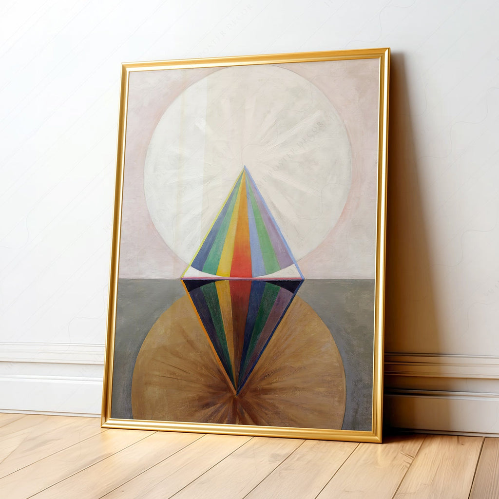 Hilma af Klint Altarpiece No 1 Group X Print – Abstract Spiritual Art