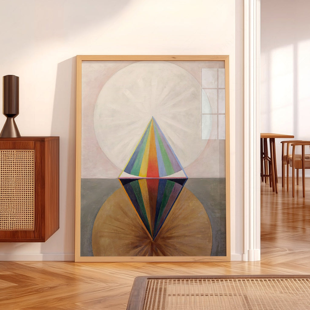Hilma af Klint Altarpiece No 1 Group X Print – Abstract Spiritual Art