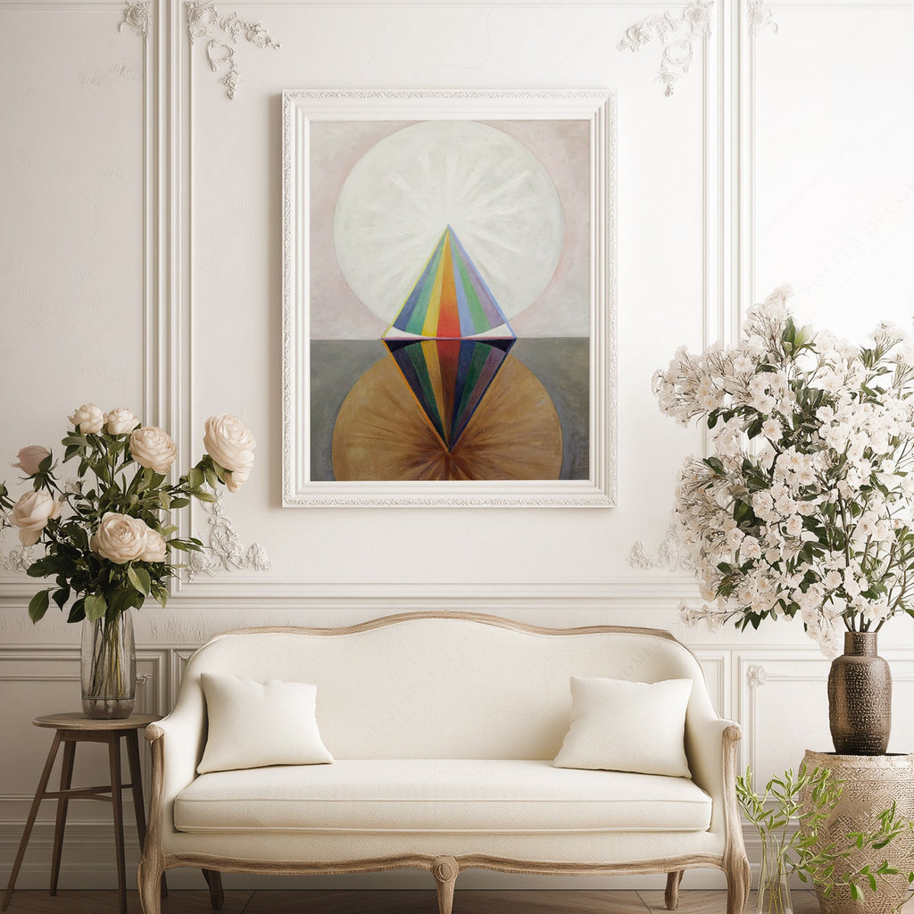 Hilma af Klint Altarpiece No 1 Group X Print – Abstract Spiritual Art