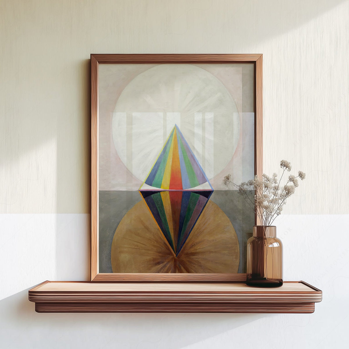 Hilma af Klint Altarpiece No 1 Group X Print – Abstract Spiritual Art
