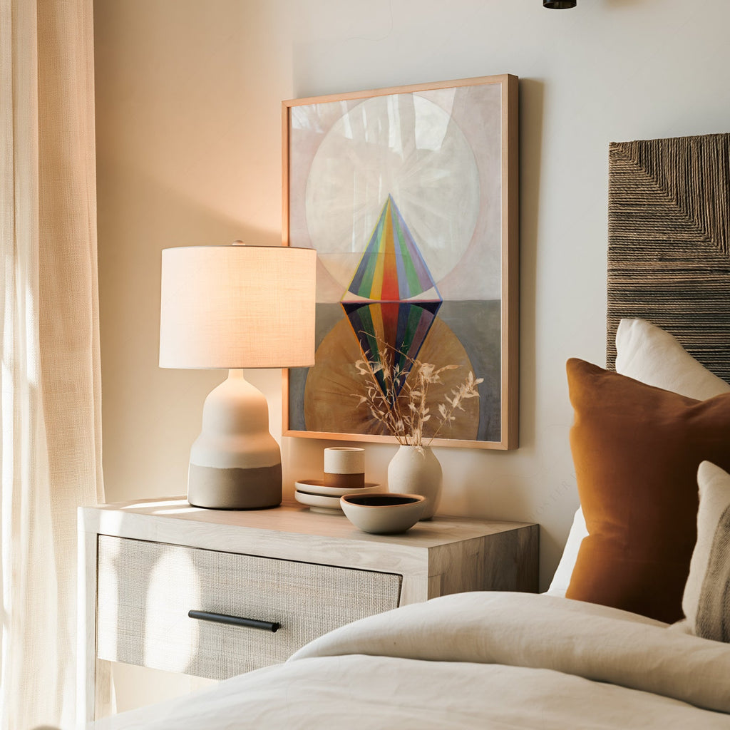 Hilma af Klint Altarpiece No 1 Group X Print – Abstract Spiritual Art