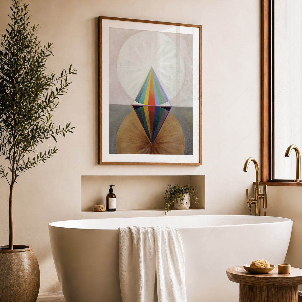 Hilma af Klint Altarpiece No 1 Group X Print – Abstract Spiritual Art