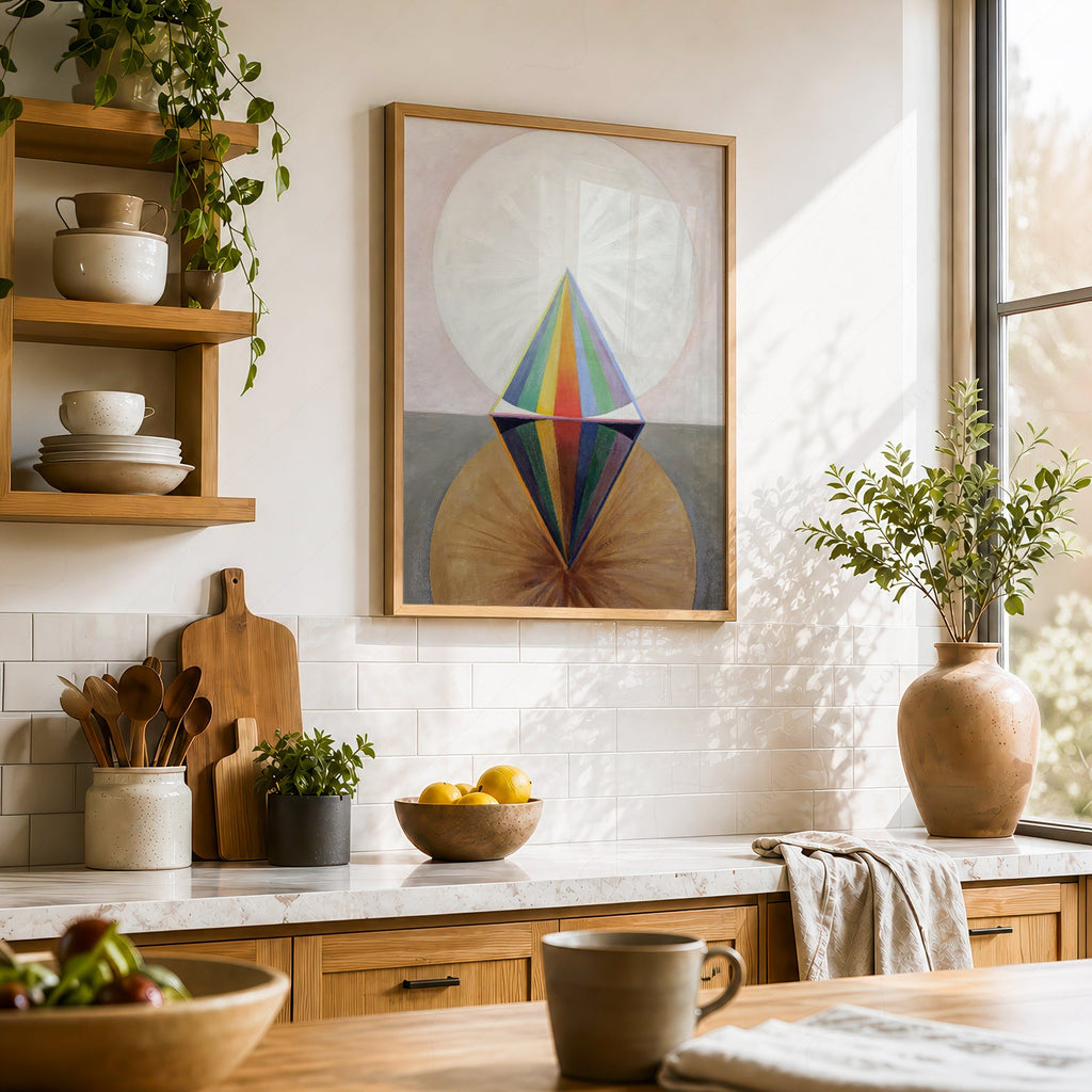Hilma af Klint Altarpiece No 1 Group X Print – Abstract Spiritual Art