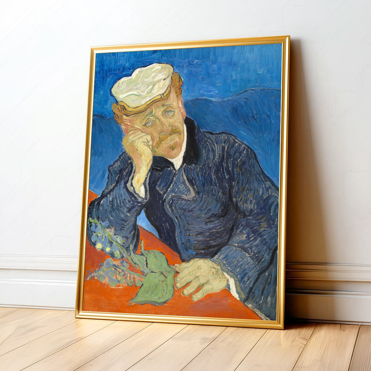 Vincent Van Gogh Portrait du Dr Gachet – Imprimé artistique, peinture célèbre pour mur