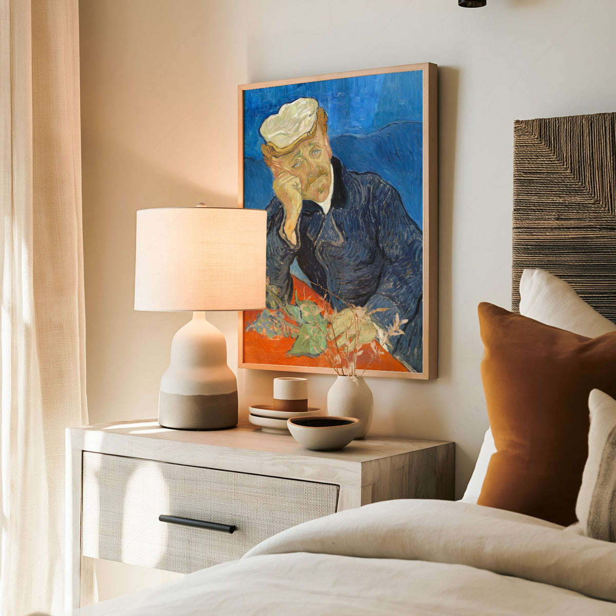Vincent Van Gogh Portrait du Dr Gachet – Imprimé artistique, peinture célèbre pour mur