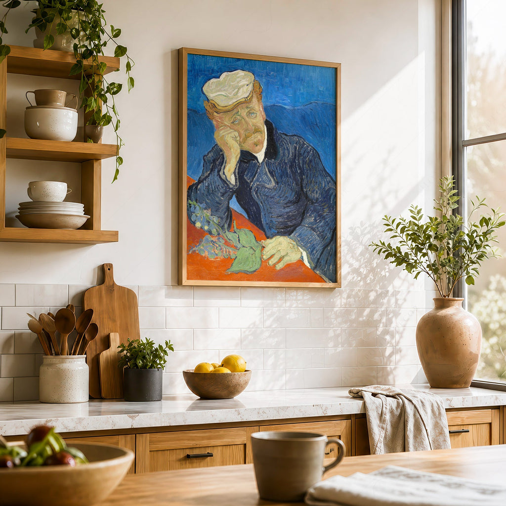 Vincent Van Gogh Portrait du Dr Gachet – Imprimé artistique, peinture célèbre pour mur