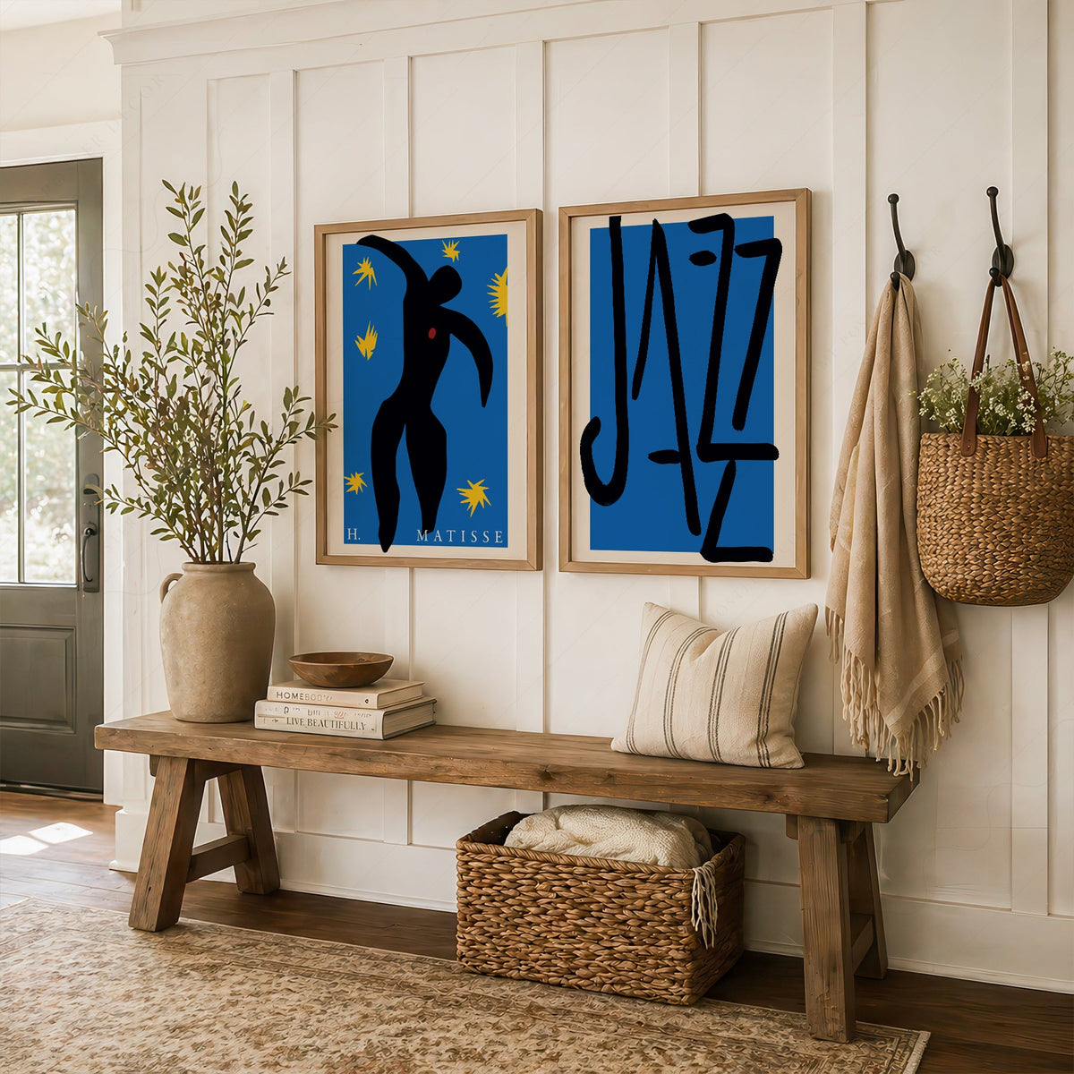 Henri Matisse Jazz Print Set of 2 – Icarus Blue Wall Art Poster