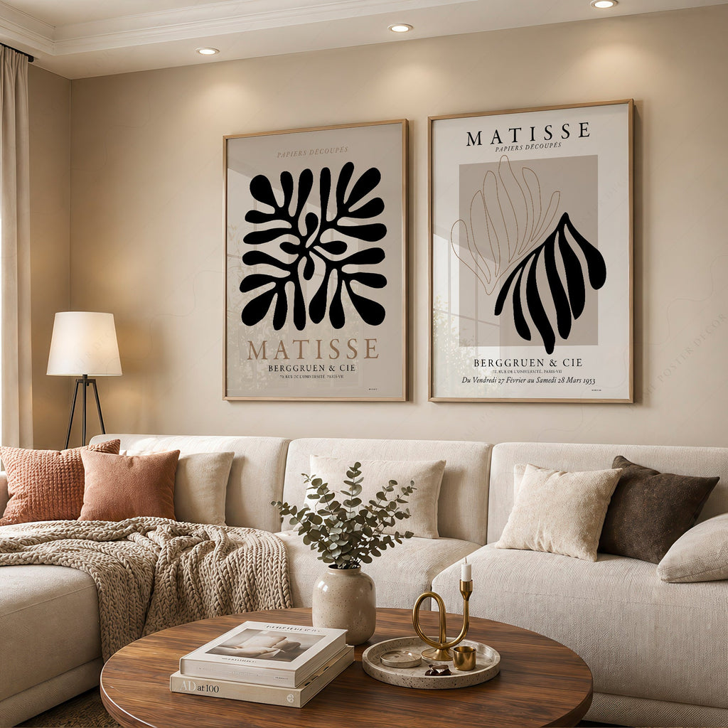 Henri Matisse Cut-Outs Set of 2 Prints – Papiers Découpés Wall Art