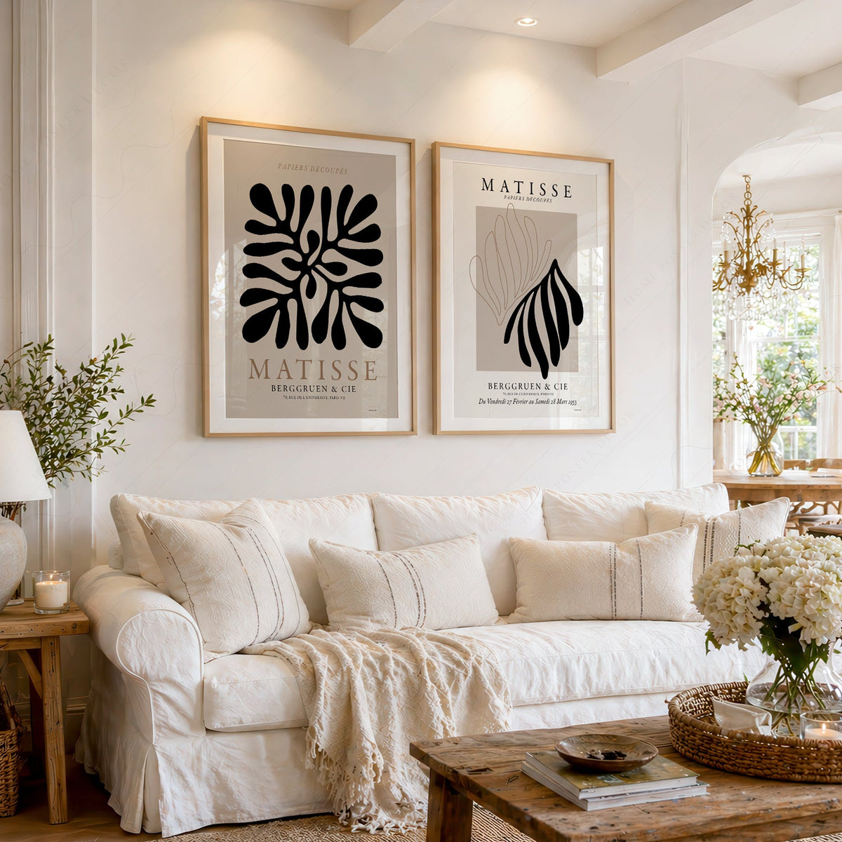 Henri Matisse Cut-Outs Set of 2 Prints – Papiers Découpés Wall Art