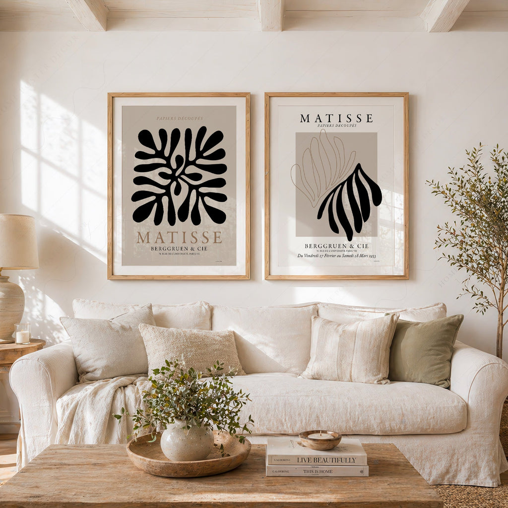 Henri Matisse Cut-Outs Set of 2 Prints – Papiers Découpés Wall Art