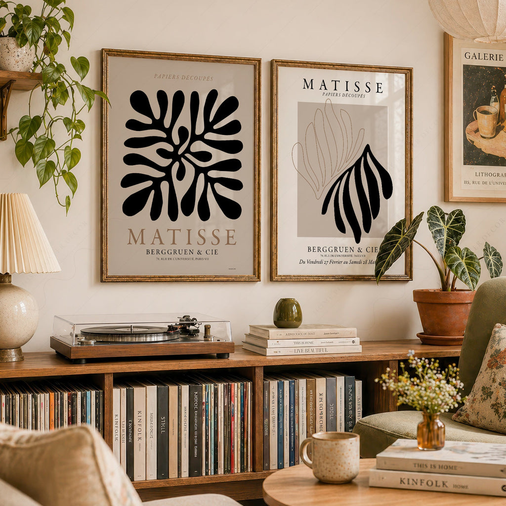 Henri Matisse Cut-Outs Set of 2 Prints – Papiers Découpés Wall Art