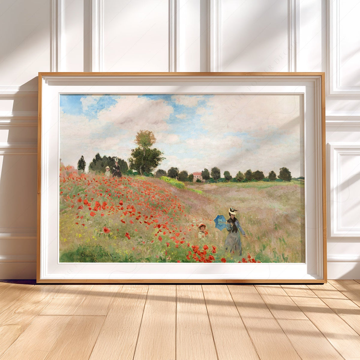 Claude Monet The Poppy Field near Argenteuil - Museum Art Print