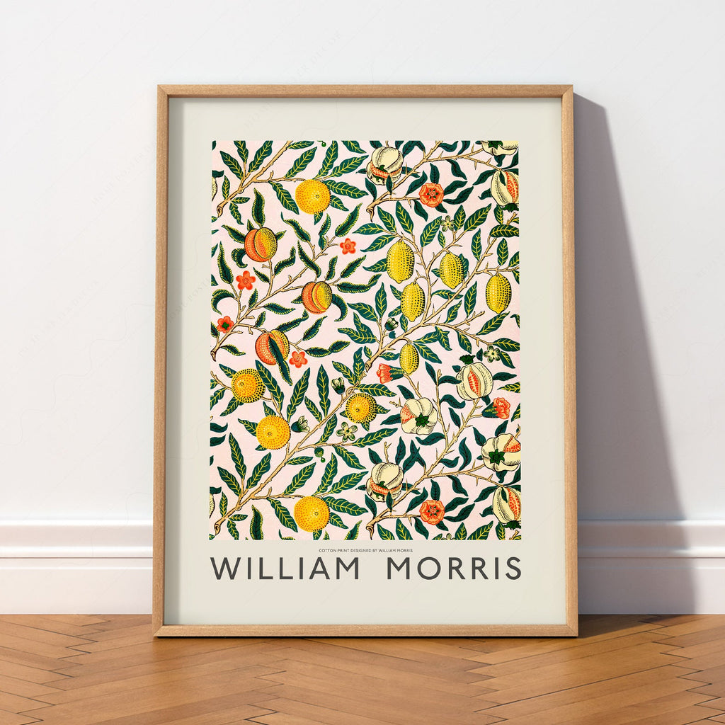 William Morris Fruit or Pomegranate Art Print – Botanical Wall Decor