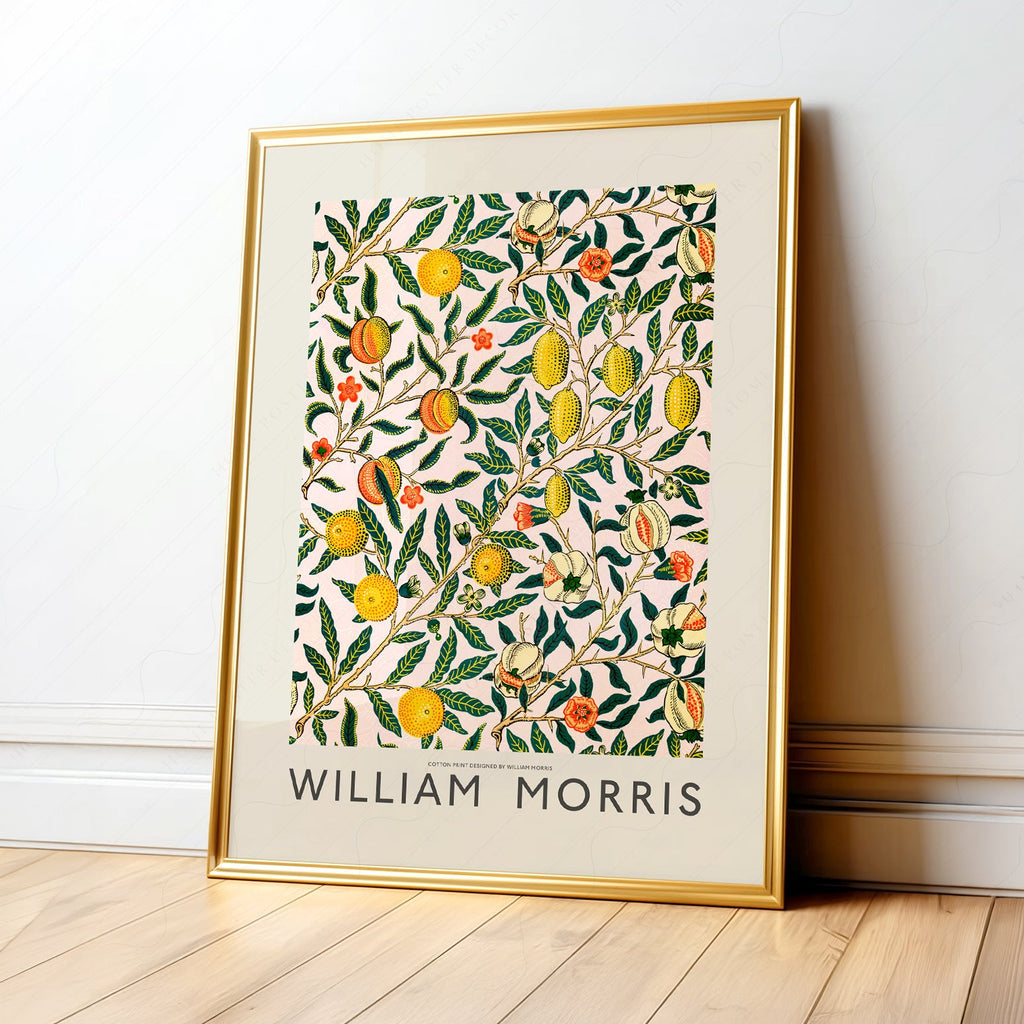 William Morris Fruit or Pomegranate Art Print – Botanical Wall Decor