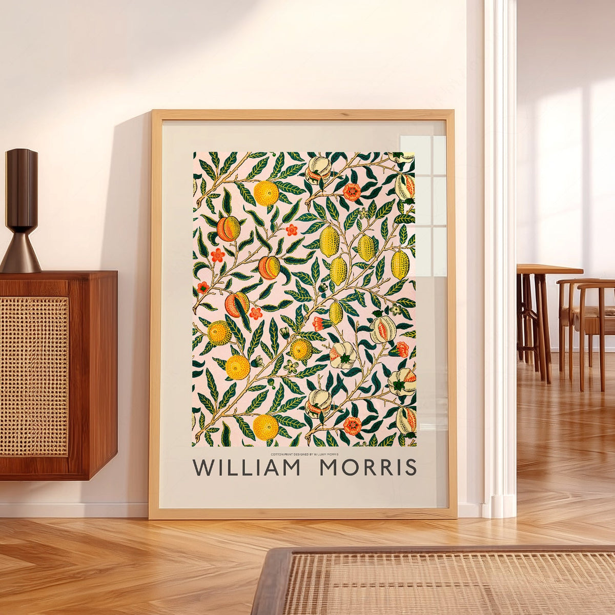 William Morris Fruit or Pomegranate Art Print – Botanical Wall Decor