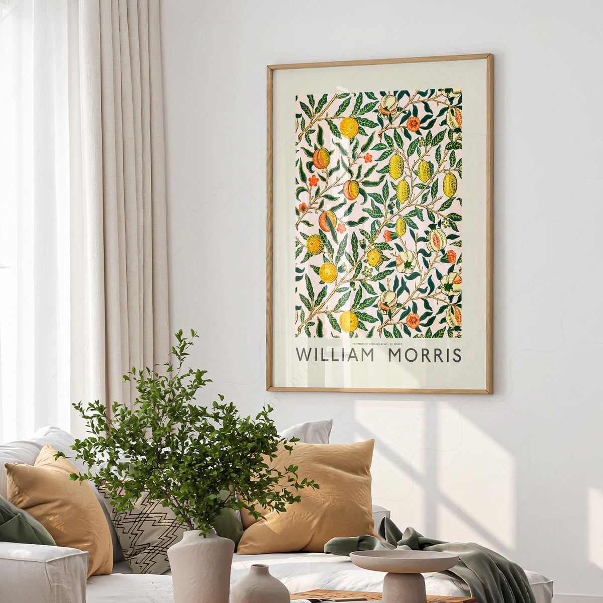 William Morris Fruit or Pomegranate Art Print – Botanical Wall Decor