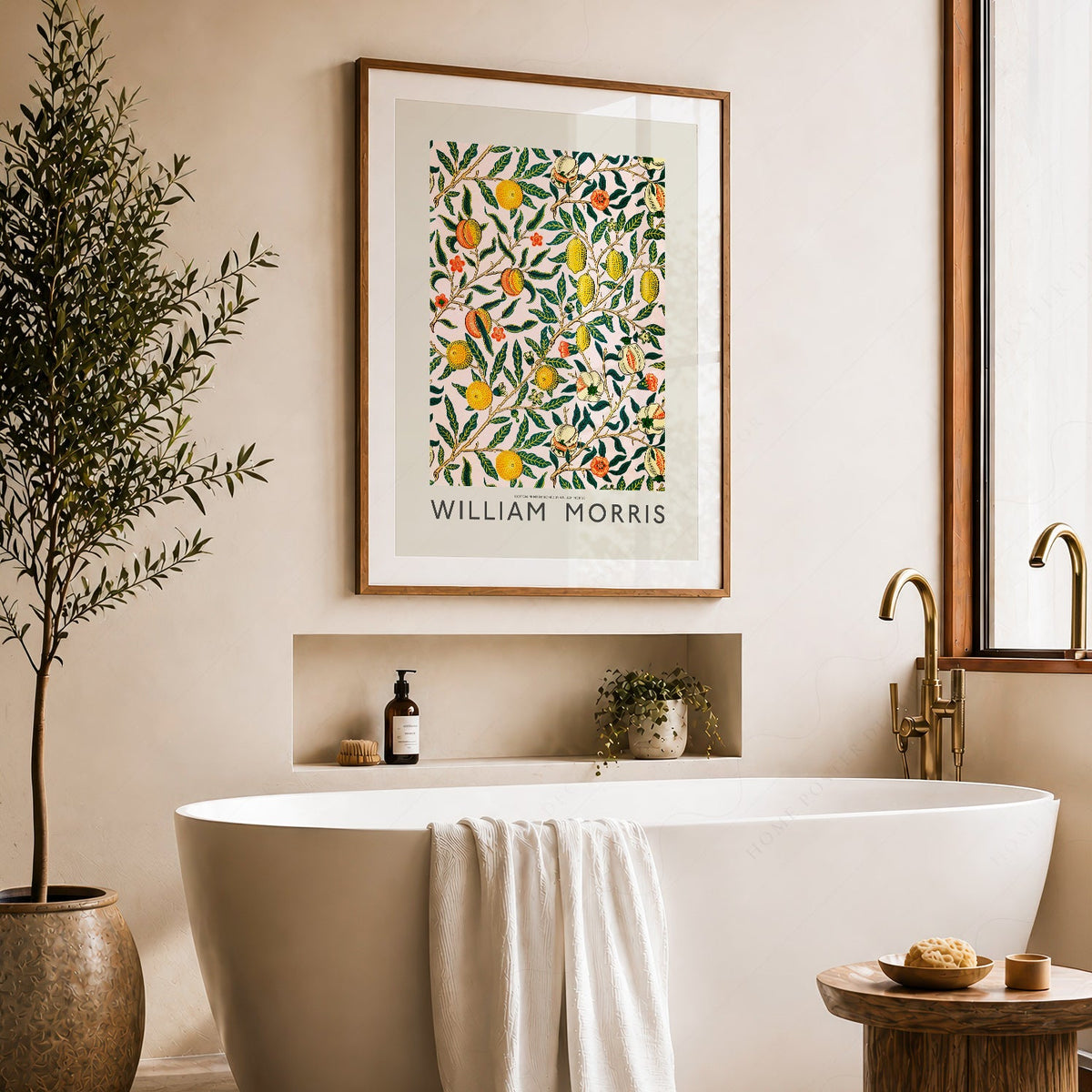 William Morris Fruit or Pomegranate Art Print – Botanical Wall Decor