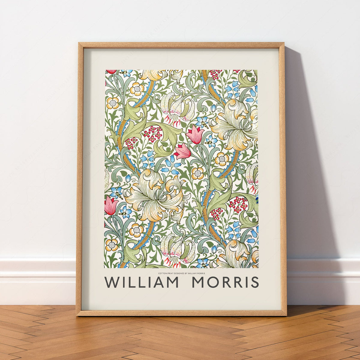 William Morris Golden Lily Art Print – Botanical Wall Art Poster