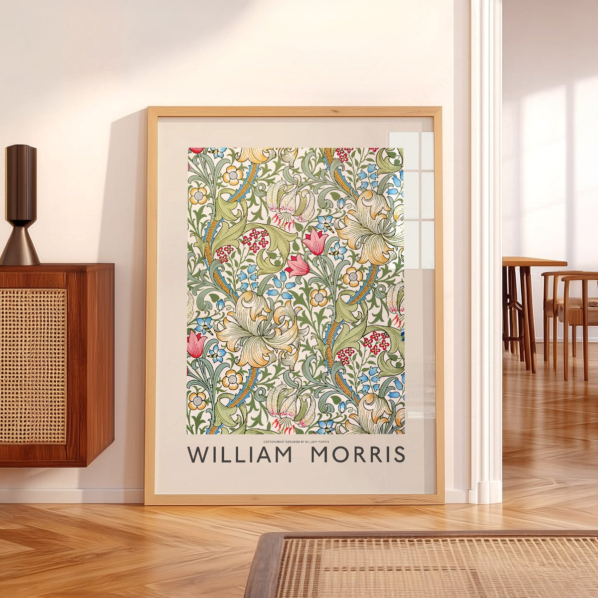 William Morris Golden Lily Art Print – Botanical Wall Art Poster