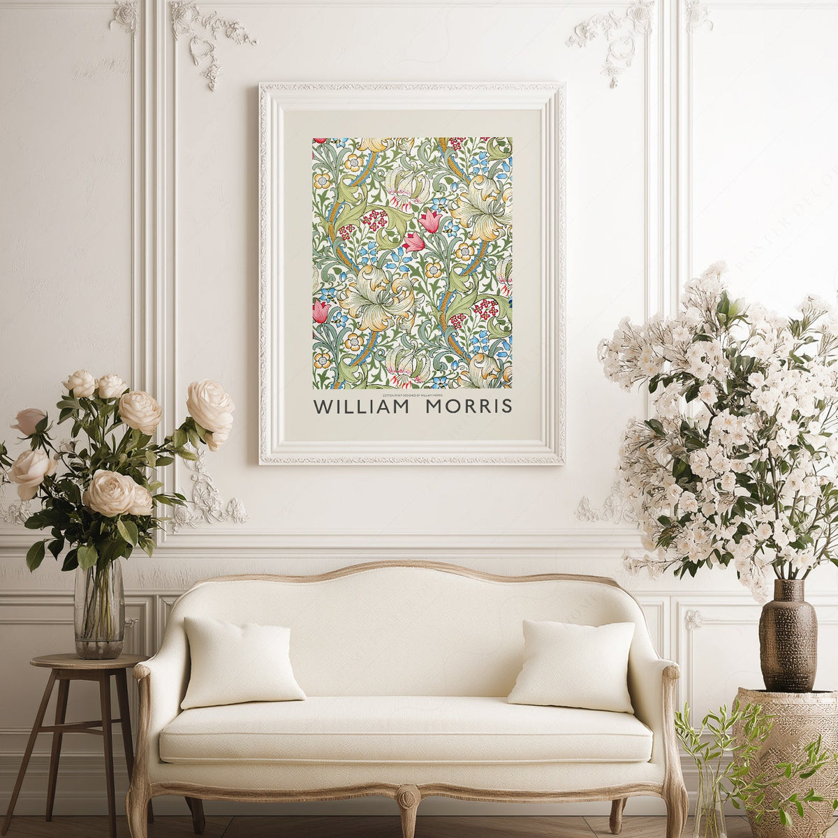 William Morris Golden Lily Art Print – Botanical Wall Art Poster