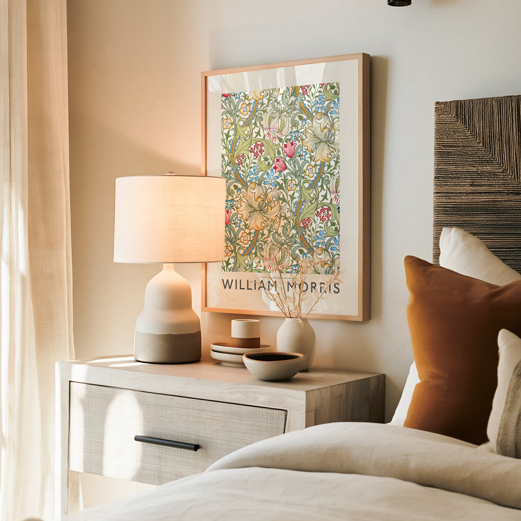William Morris Golden Lily Art Print – Botanical Wall Art Poster