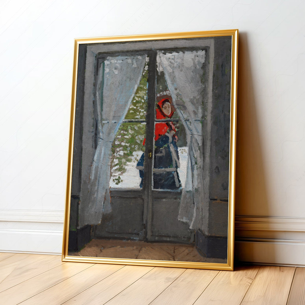Claude Monet The Red Kerchief - Museum Art Print