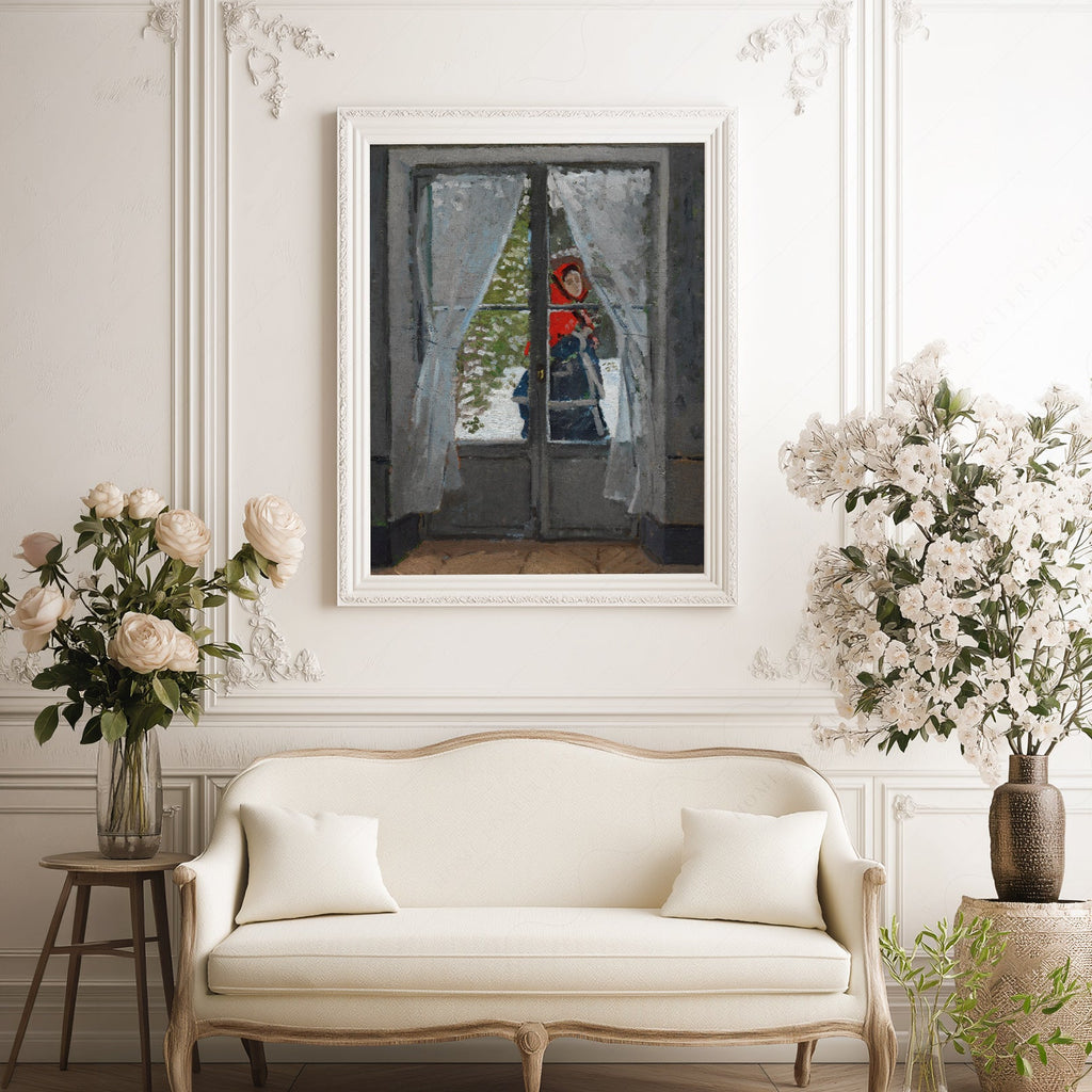 Claude Monet The Red Kerchief - Museum Art Print