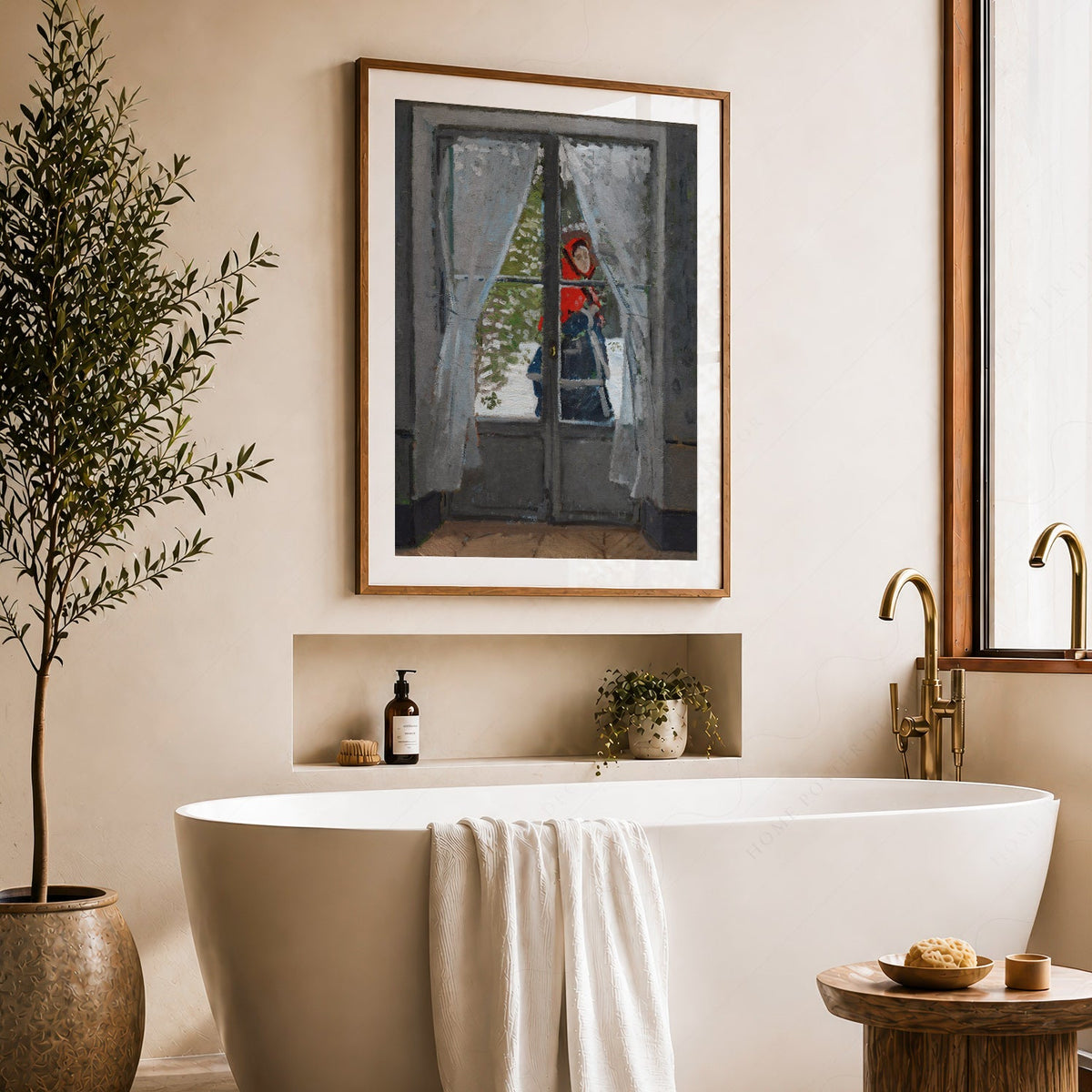 Claude Monet The Red Kerchief - Museum Art Print