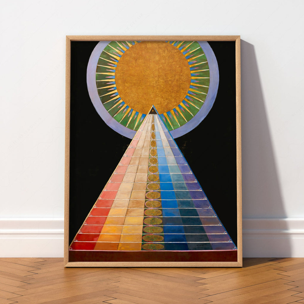 Hilma af Klint Altarpiece No 1 Group X Art Print – Abstract Spiritual Wall Art