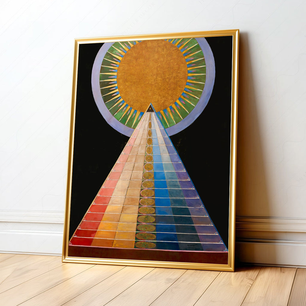 Hilma af Klint Altarpiece No 1 Group X Art Print – Abstract Spiritual Wall Art