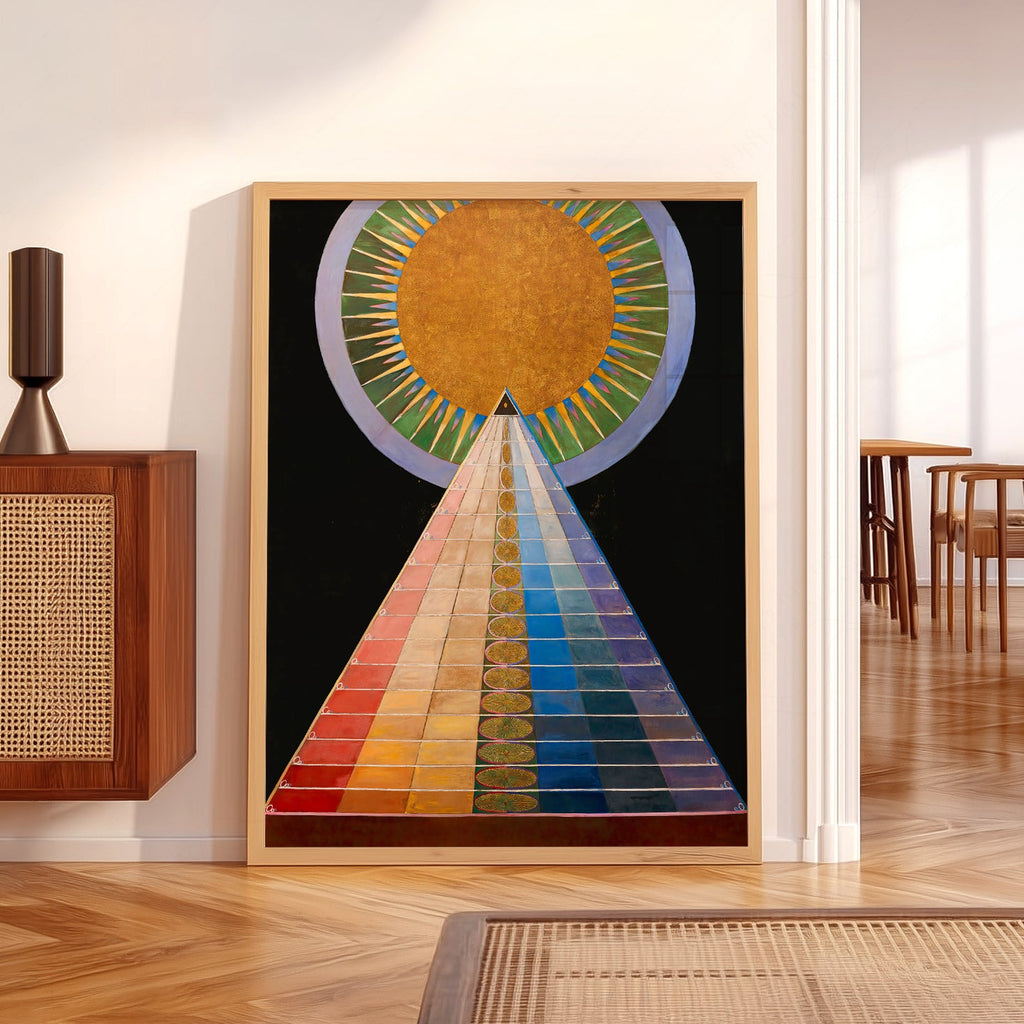 Hilma af Klint Altarpiece No 1 Group X Art Print – Abstract Spiritual Wall Art