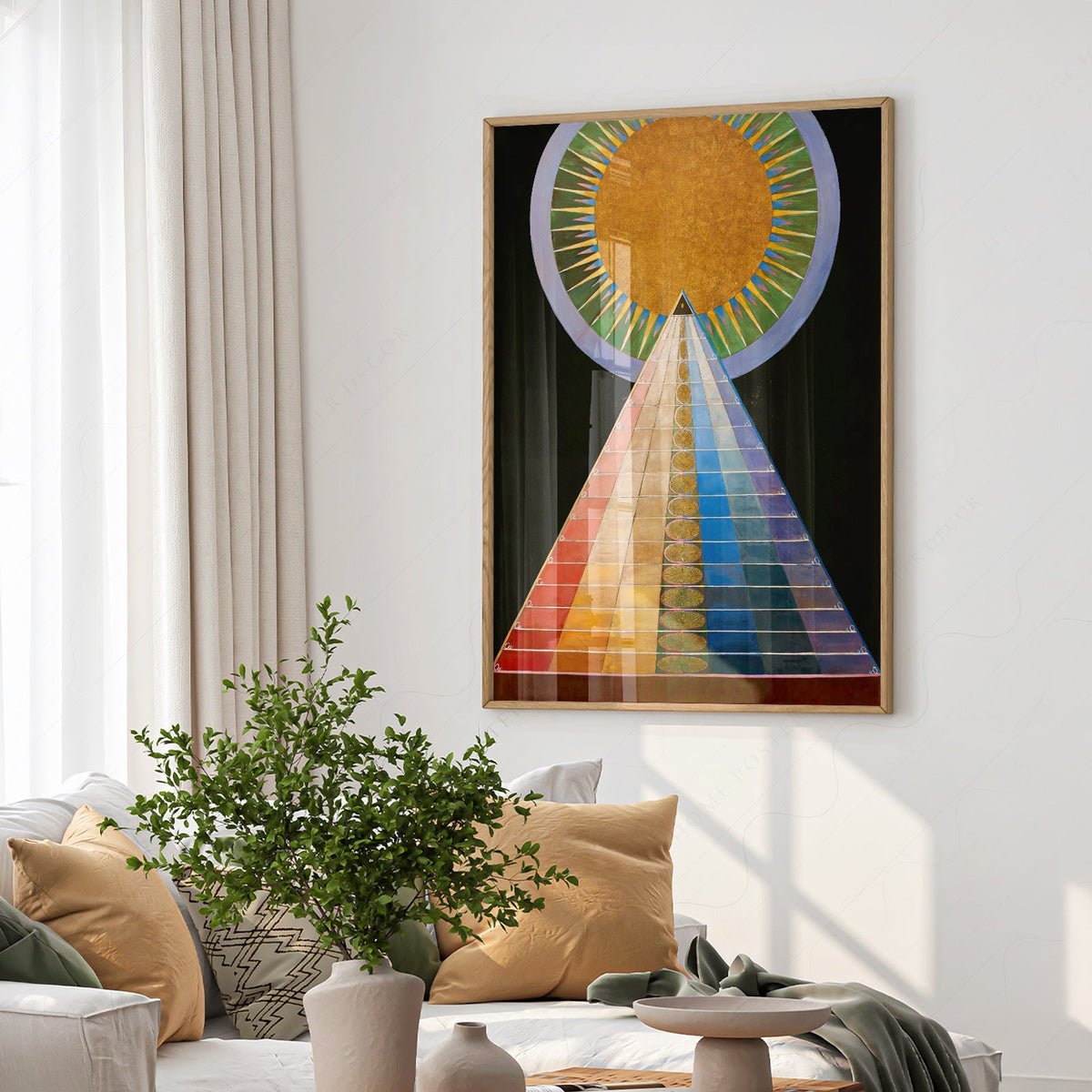 Hilma af Klint Altarpiece No 1 Group X Art Print – Abstract Spiritual Wall Art