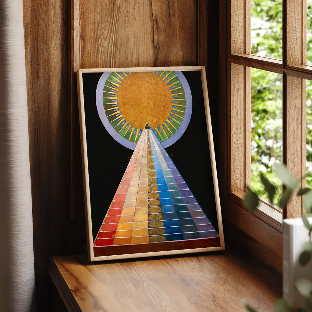 Hilma af Klint Altarpiece No 1 Group X Art Print – Abstract Spiritual Wall Art