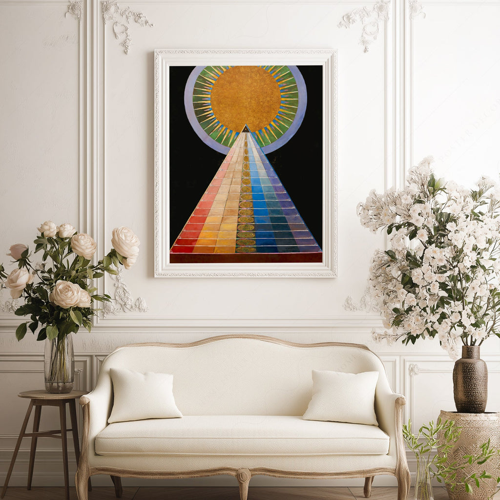 Hilma af Klint Altarpiece No 1 Group X Art Print – Abstract Spiritual Wall Art