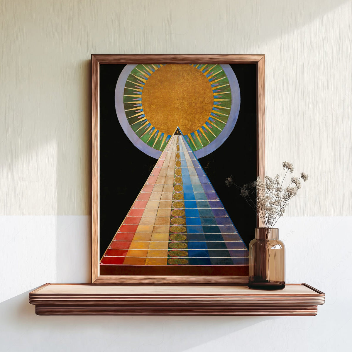 Hilma af Klint Altarpiece No 1 Group X Art Print – Abstract Spiritual Wall Art