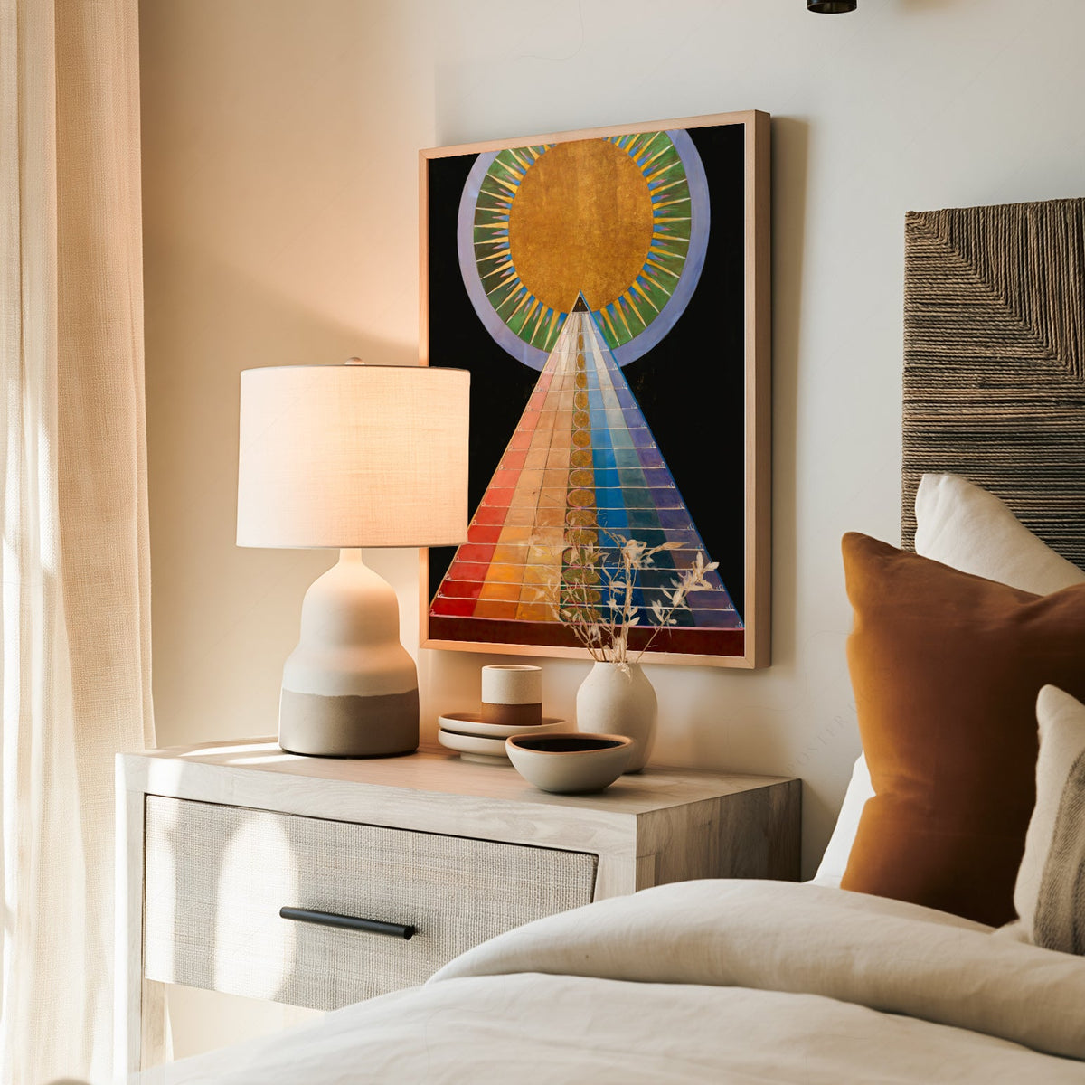 Hilma af Klint Altarpiece No 1 Group X Art Print – Abstract Spiritual Wall Art