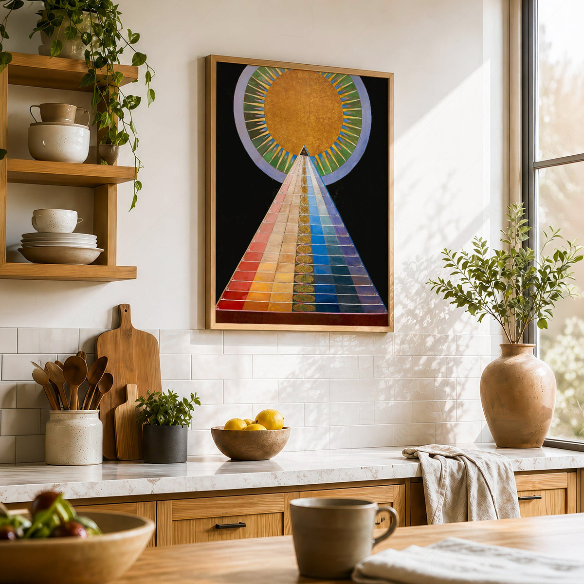 Hilma af Klint Altarpiece No 1 Group X Art Print – Abstract Spiritual Wall Art