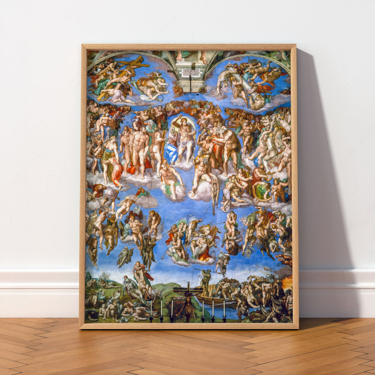 Michelangelo The Last Judgment Art Print – Renaissance Masterpiece Poster
