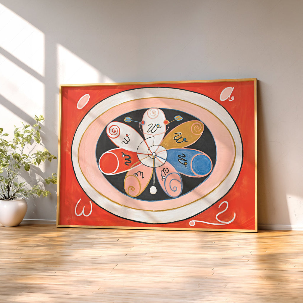 Hilma af Klint Evolution No. 15 Art Print – Abstract Spiritual Wall Art